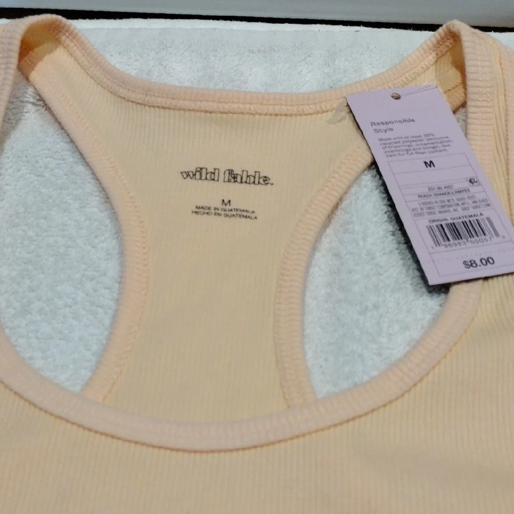 2 For 8 Dollars Sale,Wild Fable Light Peach Tank Top - Picture 2 of 4